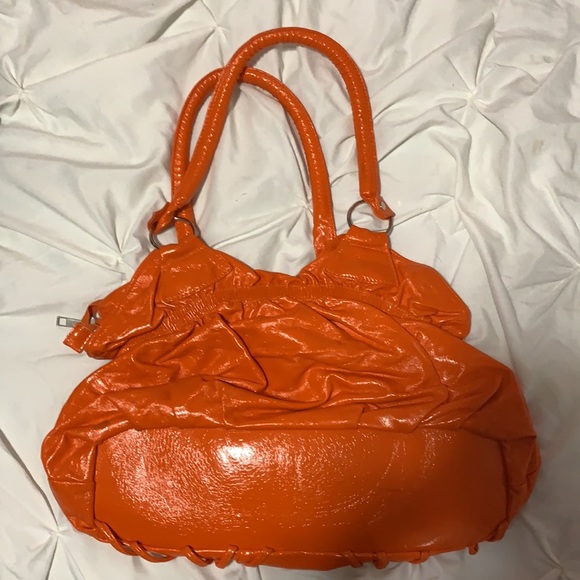 Vintage orange purse - Picture 2 of 3